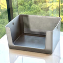 Kit Lavanderia Organizada Flow Chumbo 7 Peças