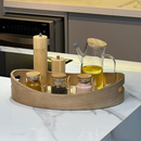 Porta Mantimento em Vidro com Tampa e Colher de Bambu 150ml