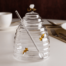 Açucareiro de Vidro com Colher e Tampa Lovely Bee Abelha 470ml